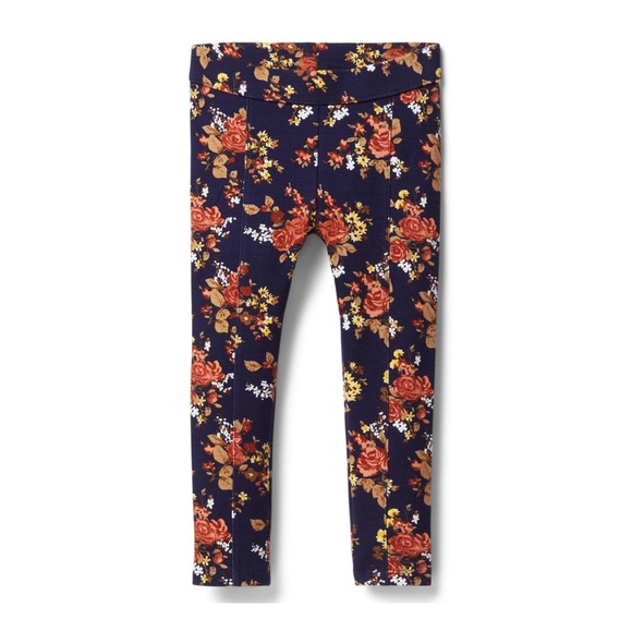 NEW WOT Janie&Jack Set of Floral Ponte Pants - Picture 5 of 10